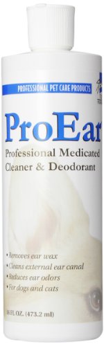 0721343601166 - TOP PERFORMANCE PROEAR PROFESSIONAL MEDICATED EAR CLEANERS - VERSATILE AND EFFECTIVE SOLUTION FOR CLEANING DOG AND CAT EARS, 16 OZ.