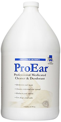 0721343601289 - TOP PERFORMANCE PROEAR PROFESSIONAL MEDICATED EAR CLEANERS - VERSATILE AND EFFECTIVE SOLUTION FOR CLEANING DOG AND CAT EARS, GALLON
