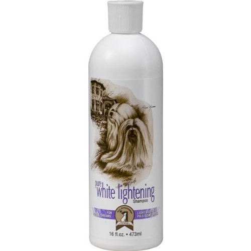 0721343988090 - #1 ALL SYSTEMS PURE WHITE LIGHTENING PET SHAMPOO, 16-OUNCE