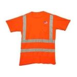 0721405237678 - CLASS THREE LEVEL 2 ORANGE SAFETY SHIRT WITH SILVER STRIPES X-LARGE
