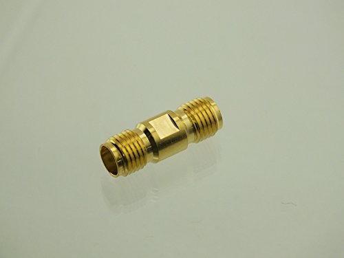 0721405423378 - SMA GOLD DOUBLE FEMALE (FEMALE TO FEMALE) RF RADIO ADAPTER CONNECTOR - BY W5SWL ® BRAND