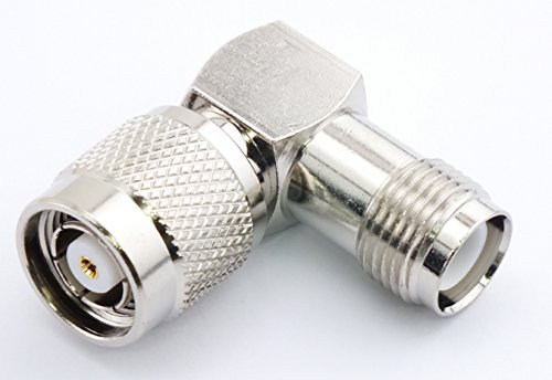 0721405424597 - TNC RP MALE TO TNC RP FEMALE RIGHT ANGLE COUPLER RF RADIO ADAPTER CONNECTOR - BY W5SWL ® BRAND