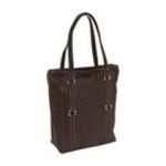 0721502275931 - PIEL LEATHER CARRYING CASE (TOTE) FOR NOTEBOOK - CHOCOLATE - COWHIDE LEATHER