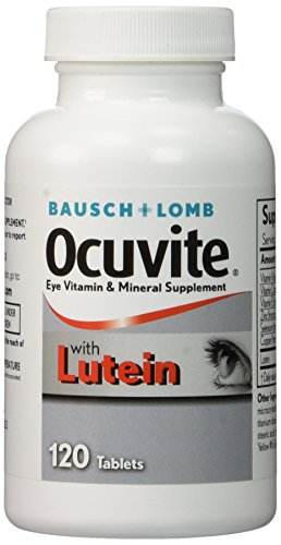 0721522152113 - BAUSCH & LOMB OCUVITE WITH LUTEIN! 120 TABLETS EYE CARE