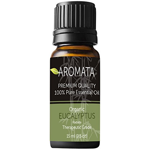 0721767302014 - ORGANIC 100%-PURE EUCALYPTUS ESSENTIAL OIL (RADIATA) BY AROMATA -- ENJOY THE SOOTHING AND STIMULATING THERAPEUTIC HEALTH BENEFITS OF THIS PREMIUM-QUALITY, UNDILUTED, THERAPEUTIC-GRADE EUCALYPTUS OIL. (15ML)