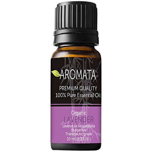 0721767302021 - ORGANIC 100% PURE LAVENDER (LAVANDULA ANGUSTIFOLIA) BULGARIAN ESSENTIAL OIL BY AROMATA -- ENJOY THE SOOTHING, THERAPEUTIC HEALTH BENEFITS OF THIS PREMIUM-QUALITY, UNDILUTED, THERAPEUTIC-GRADE LAVENDER OIL AND BUY WITH CONFIDENCE THANKS TO OUR 100% MONEY-