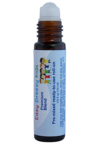 0721767304452 - EASY BREEZY KIDS - PREMIXED, KID-READY, ESSENTIAL OIL BLEND, MAKES BREATHING EASY. 100% NATURAL & SAFE FOR KIDS. PARENT TESTED, KID APPROVED, 10 ML (1/3 FL OZ) ROLL-ON