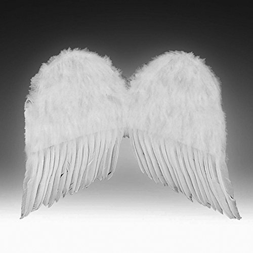 0721773537301 - WHITE FEATHER ANGEL WINGS