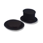 0721773562235 - CHILD'S COLLAPSIBLE TOP HAT BLACK ONE-SIZE