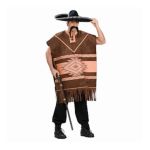 0721773634734 - MEXICAN PONCHO ADULT ONE-SIZE