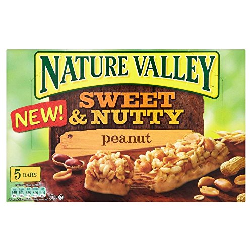 0721864854591 - NATURE VALLEY CHEWY SWEET & NUTTY BARS - PEANUT (5X30G)