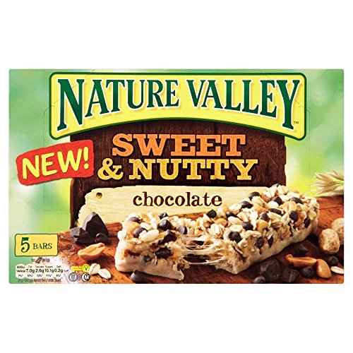 0721864854645 - NATURE VALLEY CHEWY SWEET & NUTTY BARS - CHOCOLATE (5X30G)