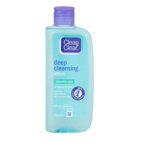 0721864873332 - CLEAN & CLEAR DEEP CLEANSING LOTION - SENSITIVE (200ML)