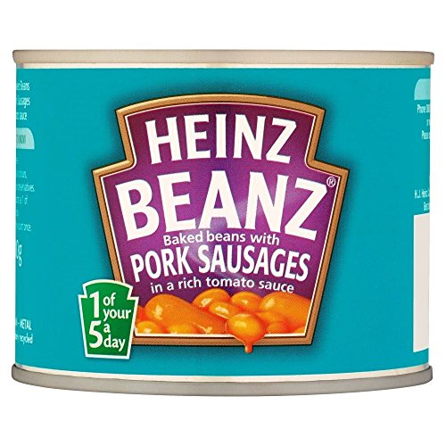 0721864935412 - HEINZ BAKED BEANZ WITH PORK SAUSAGES IN TOMATO SAUCE (200G)