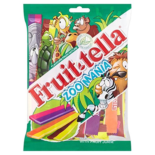 0721865123405 - FRUIT-TELLA CHEWY SWEETS - ZOOMANIA (175G)