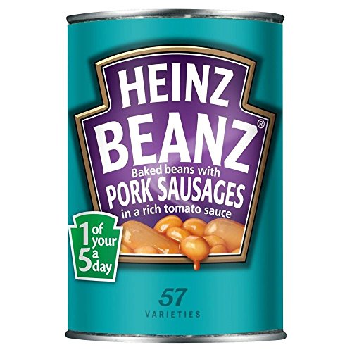 0721865442896 - HEINZ BAKED BEANZ WITH PORK SAUSAGES IN TOMATO SAUCE (415G) - PACK OF 6