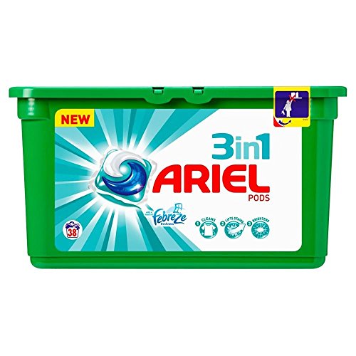 0721865500503 - ARIEL 3IN1 PODS WITH FEBREZE - 38 WASHES - PACK OF 2
