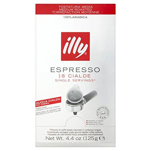 0721865789793 - ILLY CAFE ESPRESSO 18 SINGLE SERVINGS 125G