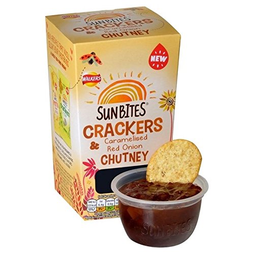 0721865863271 - SUNBITES RED ONION CRACKER WITH CHUTNEY DIP 116G - PACK OF 2