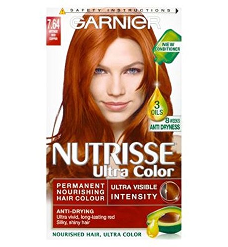 0721865927232 - GARNIER NUTRISSE ULTRA PERMANENT HAIR COLOUR 7.64 RED COPPER
