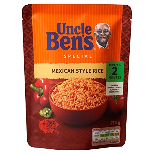 0721866004611 - UNCLE BEN'S SPECIAL MEXICAN MICROWAVE RICE 250G - PACK OF 6