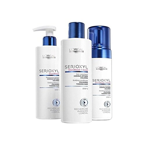 0721866520142 - L'OREAL PROFESSIONNEL SERIOXYL KIT 2 FOR COLOURED THINNING HAIR (615ML)
