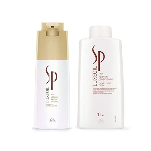 0721867296985 - WELLA SP LUXE OIL KERATIN PROTECT SHAMPOO AND CONDITIONER (1000ML) (PACK OF 2)