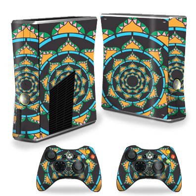 0721867786257 - MIGHTYSKINS PROTECTIVE VINYL SKIN DECAL FOR XBOX 360 S SLIM + 2 CONTROLLERS CASE WRAP COVER STICKER SKINS DREAM CATCHER