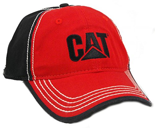 0721914140131 - CAT BLUE/RED CAP WITH THICK STITCH