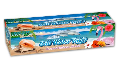 0722001035040 - FLORIDA BEACH SALT WATER TAFFY ASSORTED DELICIOUS FLAVORS
