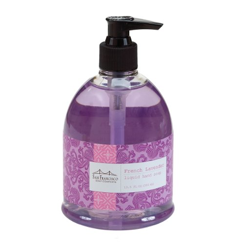 0722030435217 - SAN FRANCISCO SOAP COMPANY GEOMETRIC COLLECTION LIQUID SCENTED HAND SOAP (FRENCH LAVENDER)