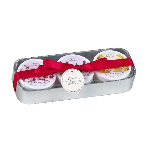 0722030722089 - SAN FRANCISCO SOAP COMPANY MINIATURE BODY BUTTER GIFT SETS (FLORAL COLLECTION)