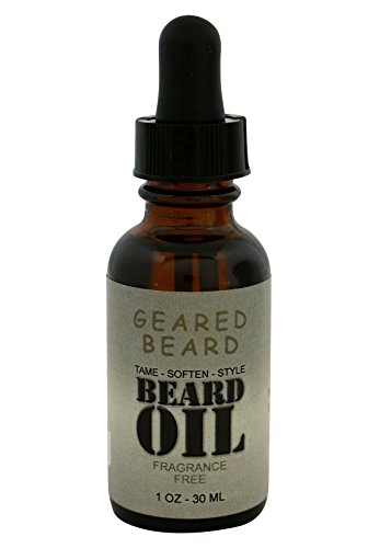 0722197225287 - GEARED BEARD OIL - 100% ALL-NATURAL PREMIUM UNSCENTED BLEND - TAME, CONDITION AND HYDRATE YOUR BEARD. THIS FRAGRANCE FREE BEARD OIL LETS YOU TAKE CARE OF YOUR BEARD.THE SOFT FEEL, STYLISH LOOK AND FRESHNESS GIVE YOU ONE WELL-GROOMED, WORTHY BEARD THAT'S