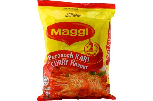 7222010065968 - MAGGI INSTANT NOODLE CURRY FLAVOR (PERENCAH KARI) - 3.03OZ (PACK OF 1)