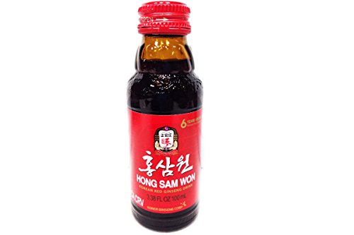 7222010074588 - KOREAN RED GINSENG DRINK (ENERGY SUPPLEMENT) - 3.38FL OZ (PACK OF 3)