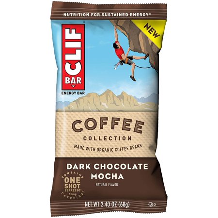 0722252139924 - CLIF BARS WITH 1 SHOT OF ESPRESSO - ENERGY BARS - COFFEE COLLECTION - DARK CHOCOLATE MOCHA -65 MGS OF CAFFEINE PER BAR (2.4 OUNCE BREAKFAST SNACK BARS, 12 COUNT)