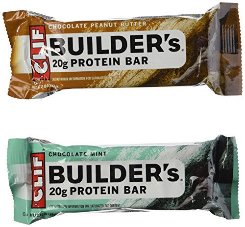 0722252168054 - CLIF BAR BUILDERS NUTRITIONAL BAR VARIETY PACK, 18 COUNT
