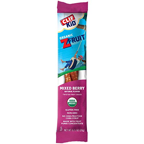 0722252580023 - CLIF KID ZFRUIT - ORGANIC FRUIT ROPE - MIXED BERRY - (0.7 OZ, 18 COUNT)