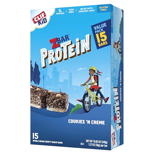 0722252587336 - ZBAR PROTEIN - COOKIES N CREME - CRISPY WHOLE GRAIN SNACK BARS - MADE WITH ORGANIC OATS - NON-GMO - 5G PROTEIN - 1.27 OZ. (15 PACK)