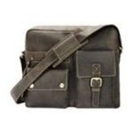 0722301832387 - VISCONTI HUNTER SCOTT STYLISH QUALITY MESSENGER BAG FOR BUSINESS / TRAVEL WITH OUTSIDE POCKETS 16077