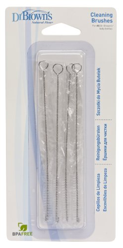 0072239006207 - DR. BROWN'S NATURAL FLOW CLEANING BRUSH, 4 COUNT