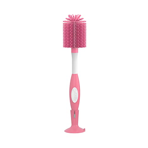 0072239325698 - DR. BROWNS SOFT TOUCH BRISTLE BABY BOTTLE BRUSH FOR NARROW NECK BOTTLES - PINK