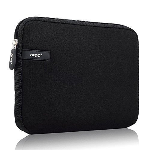 0722512203105 - TABLET SLEEVE - IXCC 9 9.7 INCH TABLET SLEEVE CASE WATER RESISTANT BRIEFCASE CARRYING BAG FOR IPAD PRO / AIR, GALAXY TAB OR MORE - BLACK