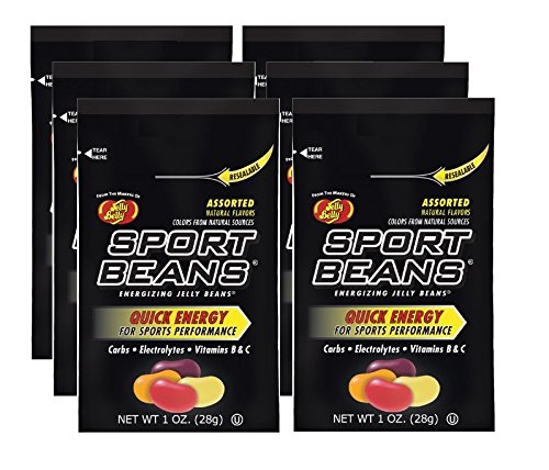 0722512380677 - JELLY BELLY ASSORTED SPORT BEANS (ORANGE, LEMON LIME, FRUIT PUNCH, AND BERRY) - 6 PACK