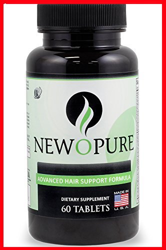 0722512516243 - NEWOPURE: BEST HAIR GROWTH SUPPORT VITAMINS | HAIR, SKIN, NAILS - WOMEN & MEN - ULTIMATE HAIR GROWTH SUPPLEMENT & DHT BLOCKER W/ BIOTIN, FO-TI & MORE. ADDRESSES HAIR LOSS, THINNING & LACK OF REGROWTH