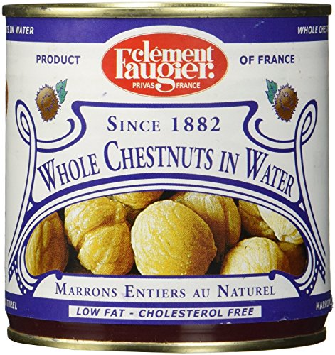 0722532153336 - CLEMENT FAUGIER WHOLE CHESTNUTS IN WATER - LOW FAT, CHOLESTEROL FREE (3 PACK)