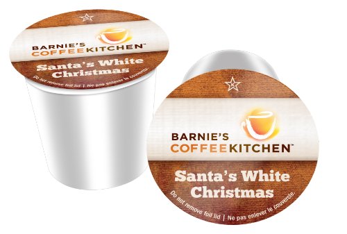 0722538381535 - BARNIE'S COFFEEKITCHEN SANTA'S WHITE CHRISTMAS SINGLE-CUP COFFEE, 24 COUNT