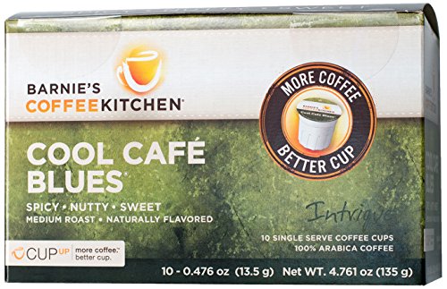 0722538595079 - BARNIE'S COFFEEKITCHEN CUP-UP SINGLE SERVE COFFEE, COOL CAFE BLUES, 10 COUNT