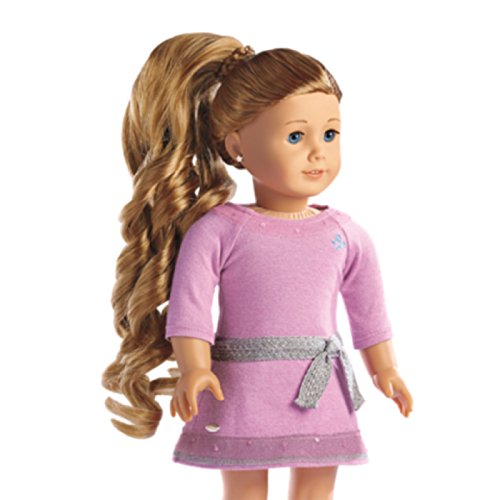 0722589357206 - AMERICAN GIRL MY AG CURLY PONYTAIL - CARAMEL FOR 18 DOLLS (DOLL NOT INCLUDED)