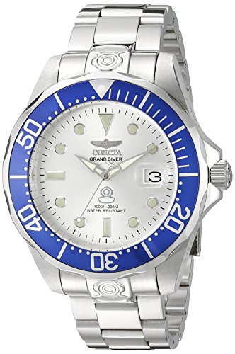 0722630787259 - INVICTA MEN'S 3046SYB PRO DIVER ANALOG DISPLAY AUTOMATIC SELF WIND SILVER WATCH